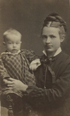 Photo of Claes Erik with his Mom